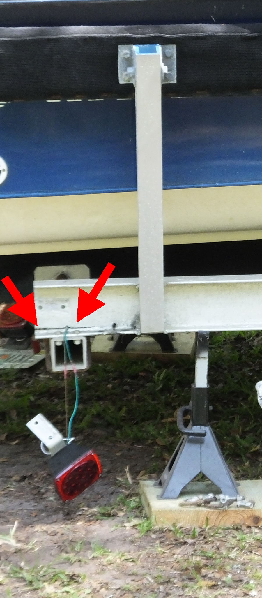 Adding an extra torsion axle to an aluminum boat trailer in St